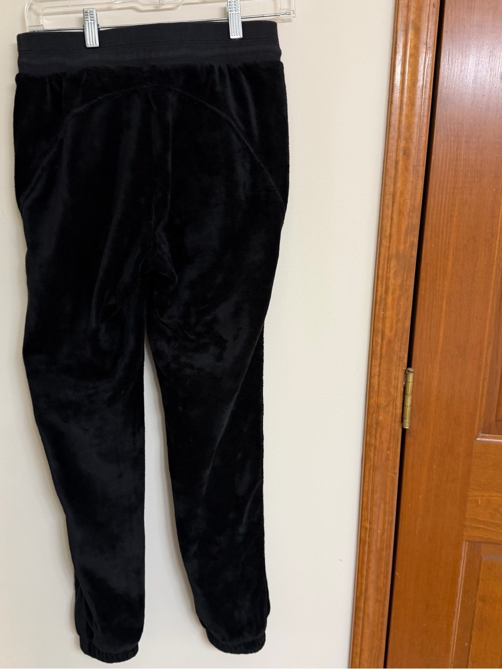 Athleta Black Plush Jogger Pants - Picture 3 of 4